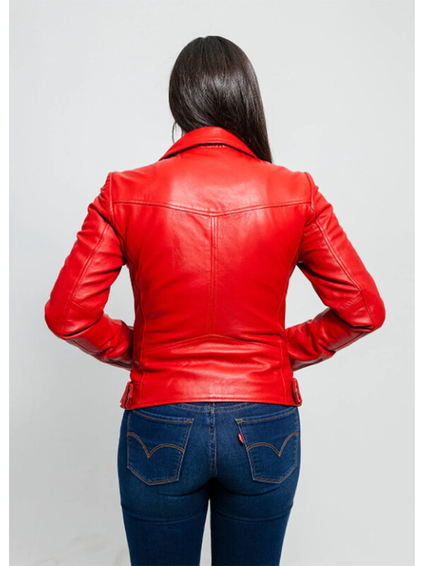 Sügis- ja talv suures suuruses naiste nahkjakk šikk Ameerika vanaaegne tänavariietus Lühike rev, Tõmblukk Jalgrattamantlid Tänavarõivad