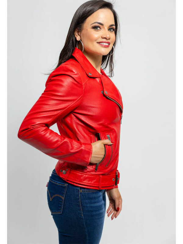 Sügis- ja talv suures suuruses naiste nahkjakk šikk Ameerika vanaaegne tänavariietus Lühike rev, Tõmblukk Jalgrattamantlid Tänavarõivad