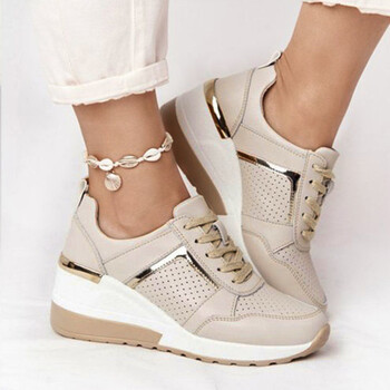 ΝΕΑ Γυναικεία Wedges Sneakers Vulcanize Παπούτσια Παπούτσια Shake Παπούτσια μόδας για κορίτσια Αθλητικά παπούτσια Γυναικεία αθλητικά παπούτσια Γυναικεία υποδήματα