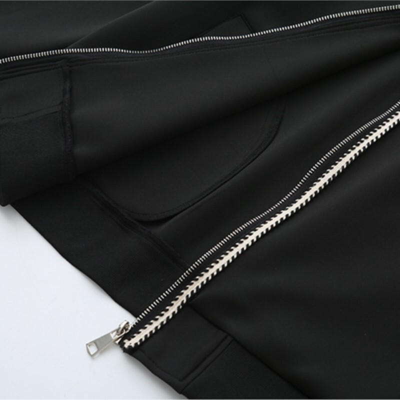 Ženska jakna velikih veličina Jesenska ležerna odjeća Modna šik uniforma za bejzbol Outwear Curve Block Color Kaputi K74 011