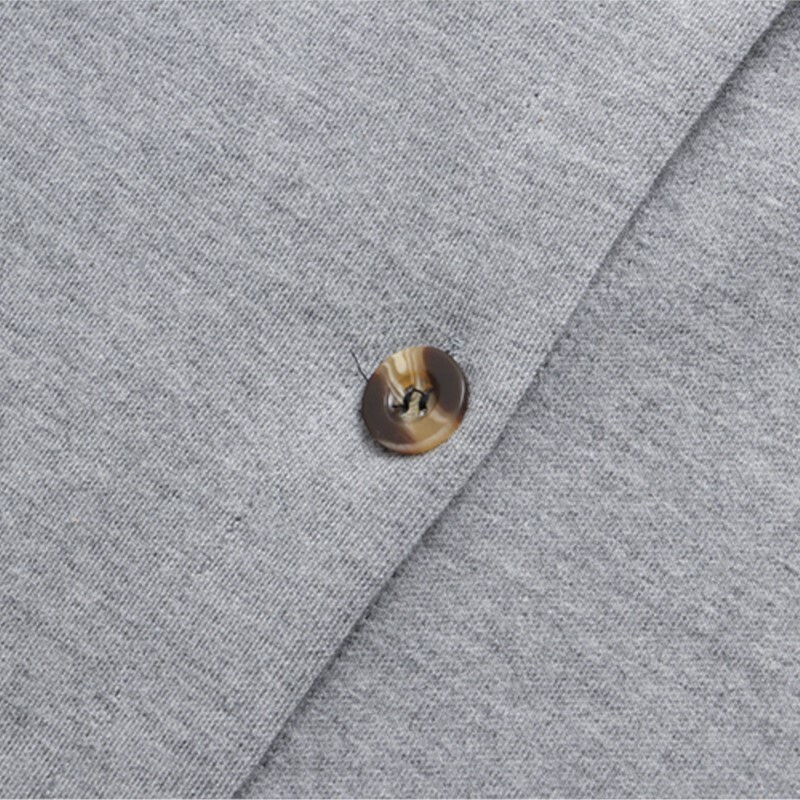 Kaput veće veličine Ženska odjeća Pamuk Karirana jakna s džepovima na samostojeći ovratnik Ležerna široka gornja odjeća dugih rukava Jesen 2022.