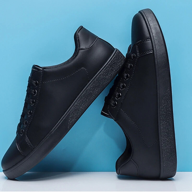 Muške bijele tenisice, proljetna moda, korejski stil, okrugla glava, ležerne ravne cipele za hodanje na otvorenom Zapatillas De Deporte