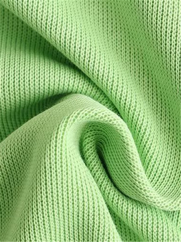 Ženska odjeća veće veličine Pulover dugih rukava Pletena jakna s okruglim izrezom Jednobojna blago rastezljiva pulover 4XL