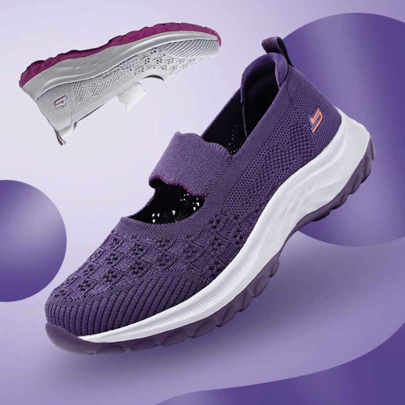 Ljetne ženske nove cipele Mrežaste prozračne tenisice Lagane cipele s ravnom platformom Ženske neklizajuće cipele za hodanje Ženske tkane cipele