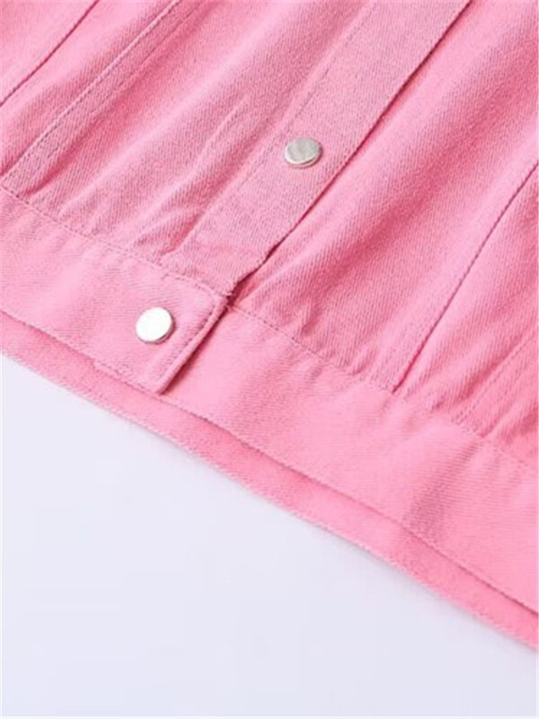 Ženska odjeća velikih veličina Proljetna i jesenska traper jakna Kardigan dugih rukava na rever Ombre isprana traper košulja s kopčanjem