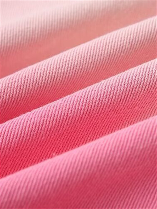 Ženska odjeća velikih veličina Proljetna i jesenska traper jakna Kardigan dugih rukava na rever Ombre isprana traper košulja s kopčanjem