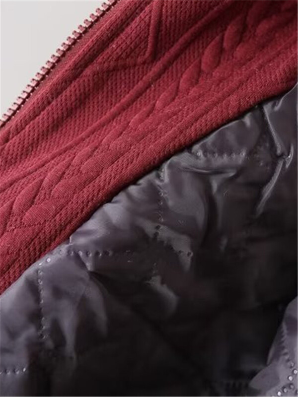 Hanorac cu țesături țesute, cu mâneci lungi, toamnă iarnă, mărimi mari, cardigan cu fermoar, jachetă groasă din bumbac cu glugă