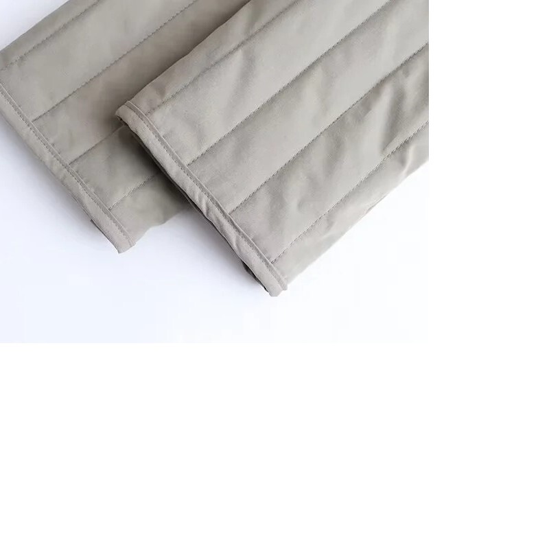 Puuvillase polsterdatud mantel naistele, suur, õhuke, lahtine, keskmine pikk, tepitud jope, vabaaja kapuutsiga, soe, sügisene, uus, 005