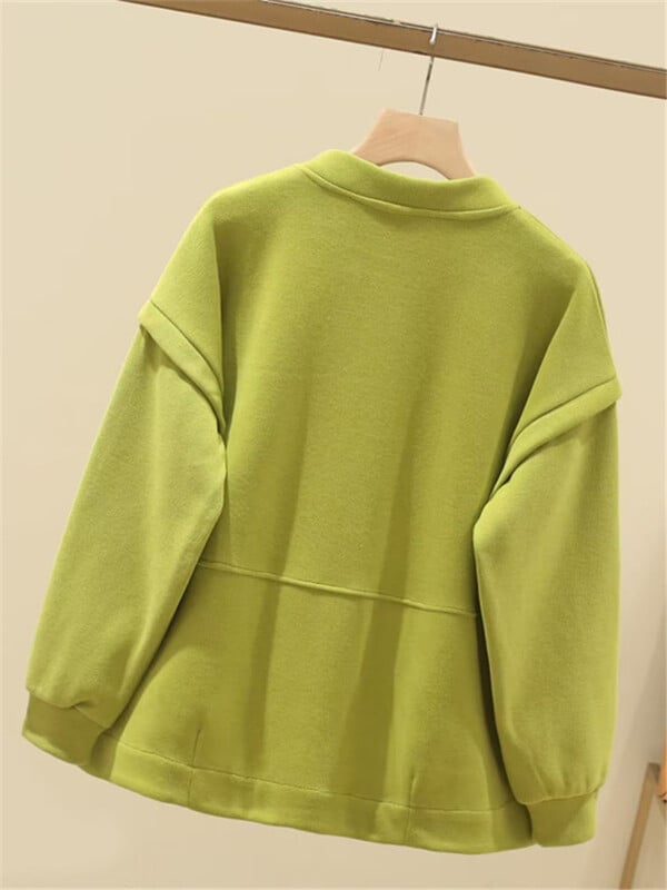 Ženska odjeća veće veličine Ležerna jakna u prugastom tkanom poliesterskom proljetnom i jesenskom tankom kaputu s džepovima na obje strane 4XL