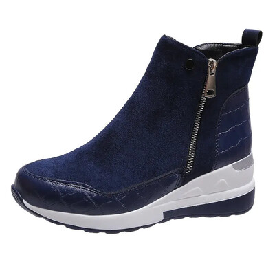 Naiste saapad 2024, sügistalvised kõrged vulkaniseerivad kingad, naiste platvormkingad, kiilud jalatsid Tõmblukk Tursked tossud Naiste kingad suures suuruses