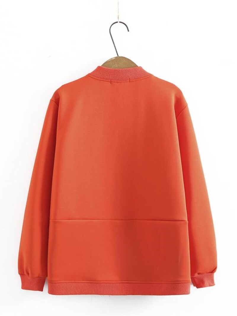 Ženska odjeća Jakna velike veličine Jesenska nova revija Tanki ženski kaput s bejzbolskim ovratnikom s patentnim zatvaračem