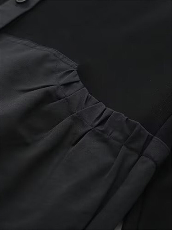 Ženska odjeća velikih veličina Proljetni i jesenski kaput s reverom, dugi rukavi, mješovite boje, moderna jakna za debele žene