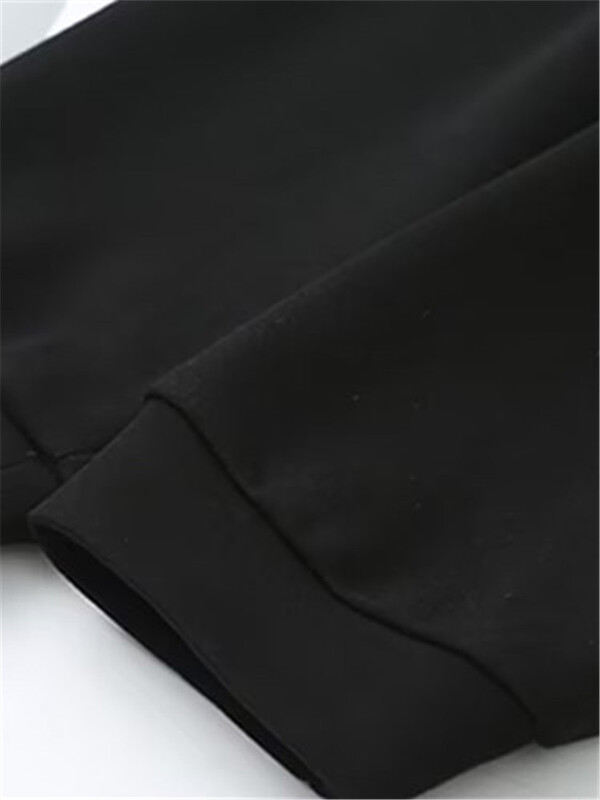 Ženska odjeća velikih veličina Proljetni i jesenski kaput s reverom, dugi rukavi, mješovite boje, moderna jakna za debele žene