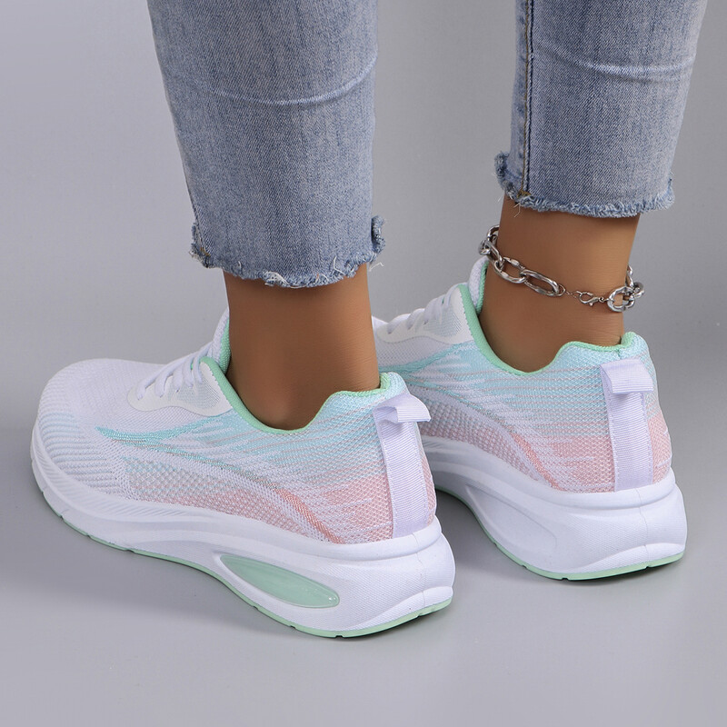 Proljetne nove ženske sportske cipele, moderne, prozračne, lagane, protuklizne, otporne na habanje, sportske cipele za slobodno vrijeme, ravne cipele