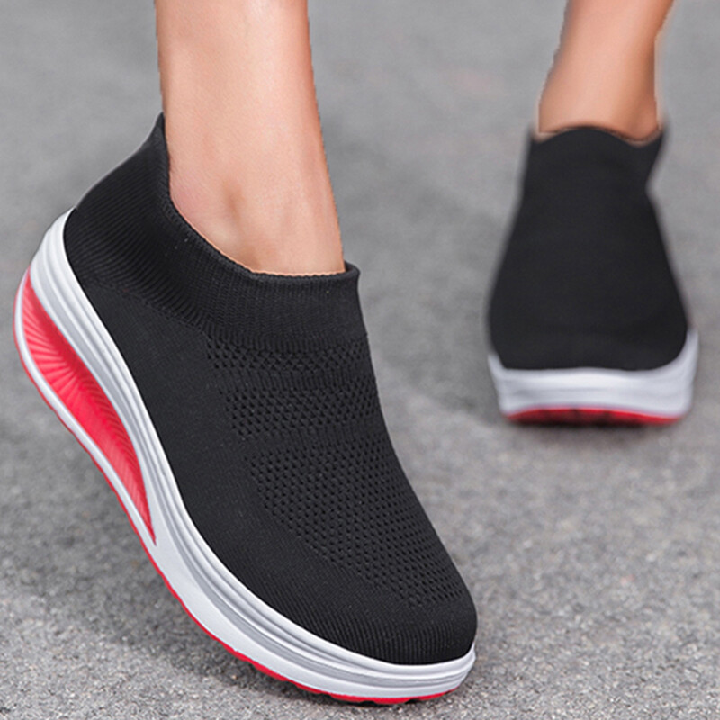 Modne ležerne cipele Tenisice za žene 2024 Nove mrežaste udobne tenisice Ženske natikače Ženske ravne cipele Cipele za žene