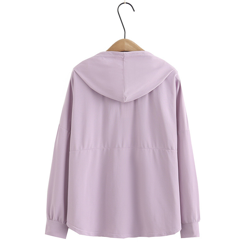 Дамско яке с голям размер 2023 Пролет Лято Бързосъхнещо тънко слънцезащитно палто Свободно връхно облекло Дрехи с големи извивки S48-2366