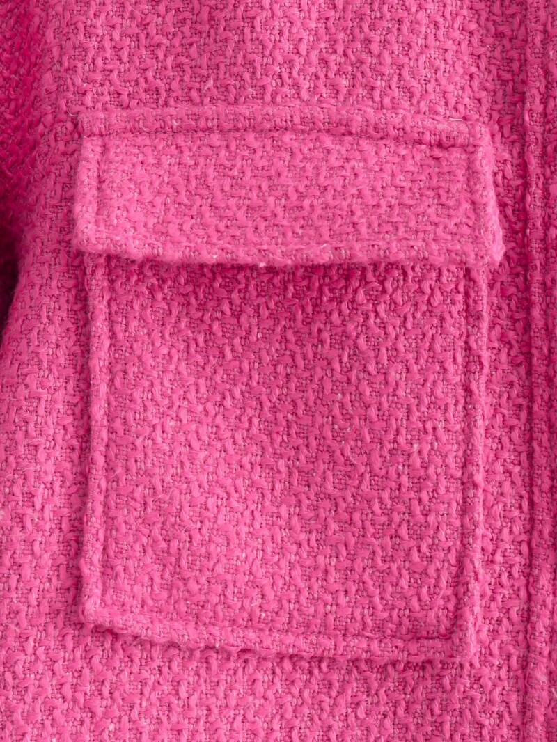 Suures suuruses naiste riided villane mantel rev Üherealine roosa lühike mantel kevadeks ja sügiseks Rinna pikkus 104-114cm