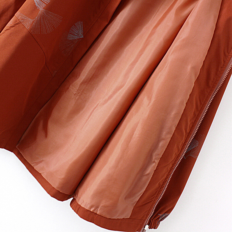 7xl jakna veće veličine Ženska odjeća Ležerna kaput s printom dugih rukava Srednja i starija dob Gornja odjeća s patentnim zatvaračem Jesen 2022.