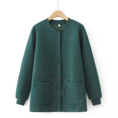 Jesenska ženska odjeća 2023. Jakna velikih veličina Ležerna bejzbolska uniforma od merceriziranog pamuka Prošiveni kaput D5 8212