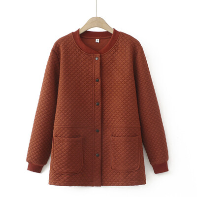 Jesenska ženska odjeća 2023. Jakna velikih veličina Ležerna bejzbolska uniforma od merceriziranog pamuka Prošiveni kaput D5 8212