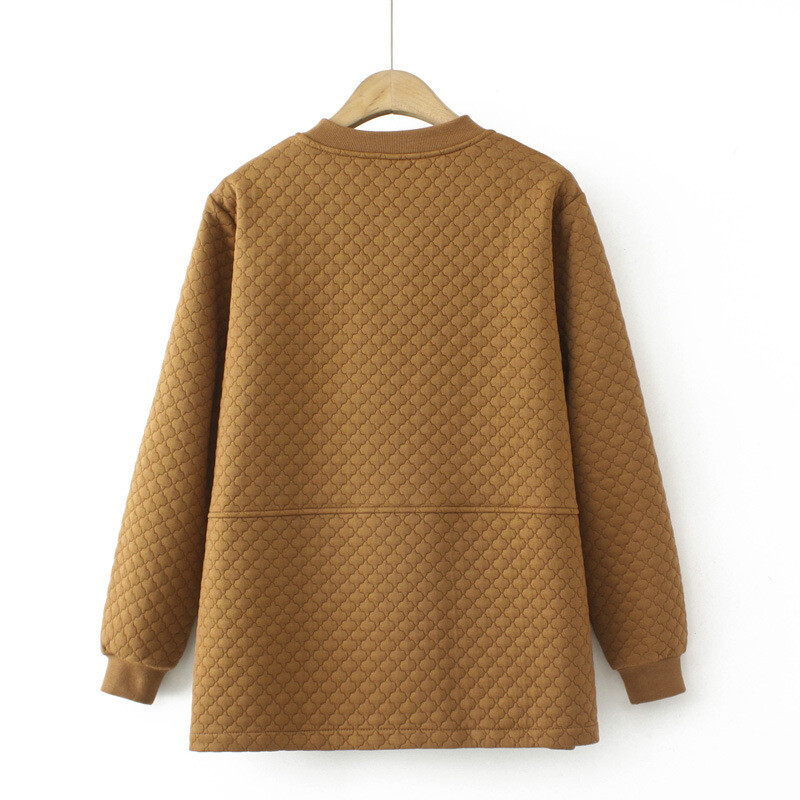 Jesenska ženska odjeća 2023. Jakna velikih veličina Ležerna bejzbolska uniforma od merceriziranog pamuka Prošiveni kaput D5 8212