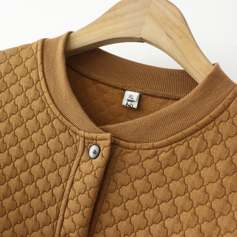 Jesenska ženska odjeća 2023. Jakna velikih veličina Ležerna bejzbolska uniforma od merceriziranog pamuka Prošiveni kaput D5 8212