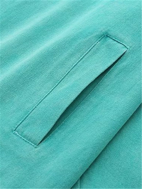 Ženska odjeća velikih veličina Proljetni i jesenski kratki kaput Elegantna jakna od punog platna s reverima, višestrukim gumbima i džepovima