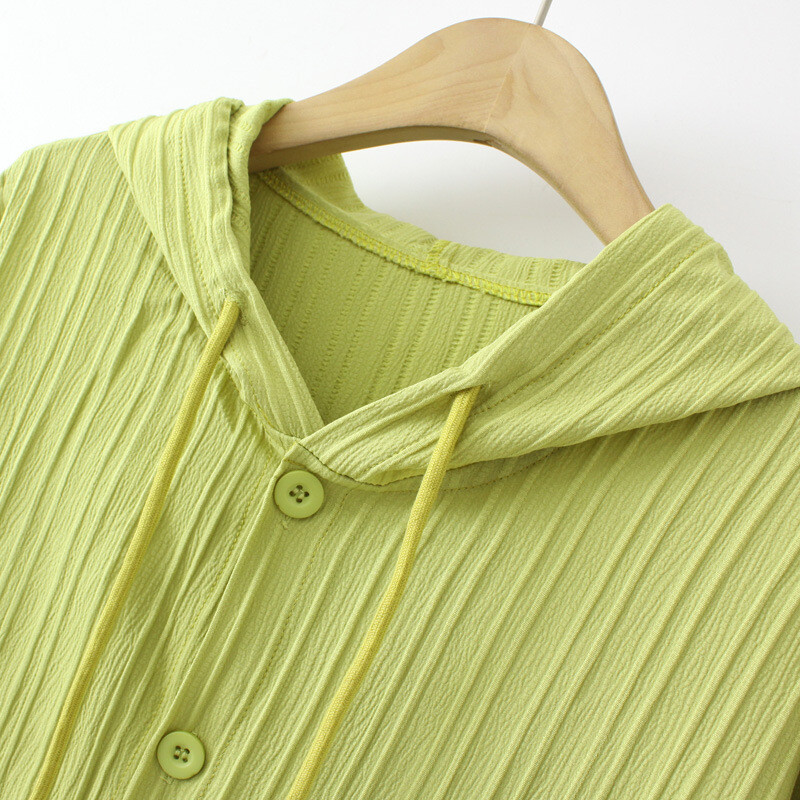 Ženska jakna veće veličine 2023. Proljeće ljeto Kaput za zaštitu od sunca s kapuljačom Široka gornja odjeća Prevelika odjeća za obline F11-7288