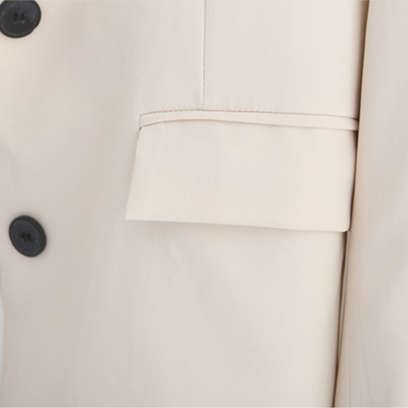 Jesenska odjeća 2023. Ženski blejzer velike veličine Široka dizajnerska jakna Modna ležerna jednobojna gornja odjeća Curve