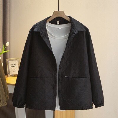 Есенни дрехи за 2023 г. Дамско ватирано яке Плюс размер Свободно семпло жакардово палто Argyle Ежедневно горно облекло Curve