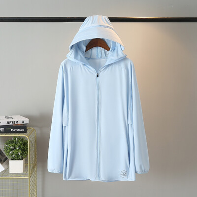 Jakna veće veličine za žene 2023. proljeće ljeto UPF50 Gornja odjeća za zaštitu od sunca s odvojivom kapuljačom Prevelika odjeća za obline A33-2255