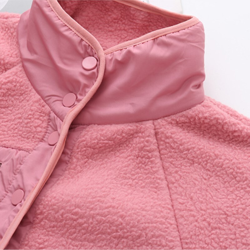 Ženska flis jakna velikih veličina Jesenska ležerna odjeća Modna debela samostojeća kragna Gornja odjeća koja održava toplinu Kaputi s patentnim zatvaračem F71 3079