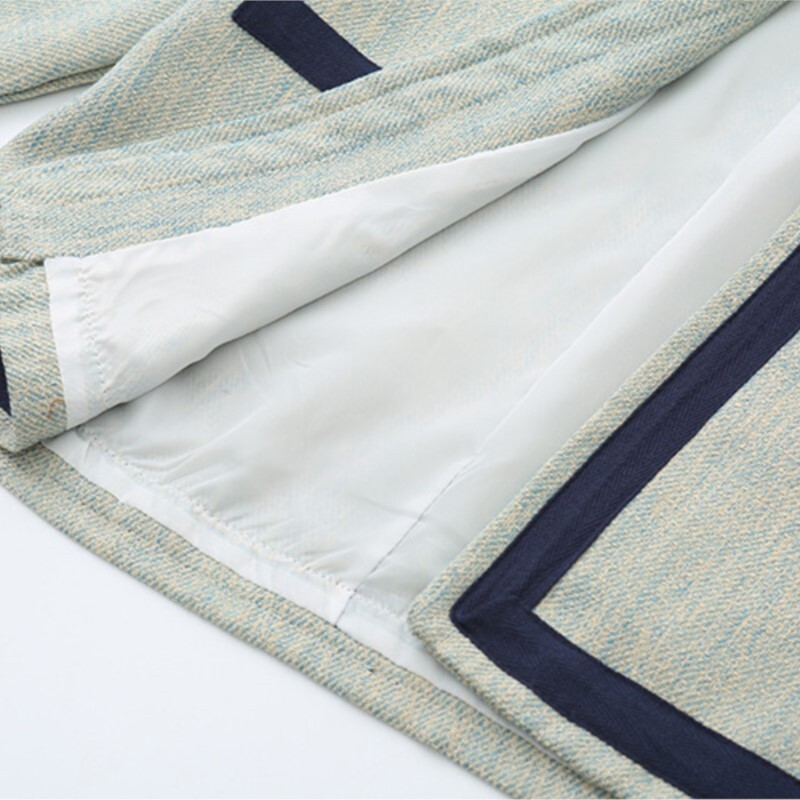 Jesenska ženska odjeća 2023. Jakna velikih veličina Ležeran francuski stil Chic blok boja Vuneni zaobljeni kaput otvorenog uboda