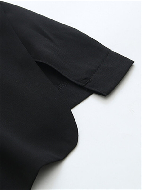 Ženska odjeća veće veličine Ljetna odijela Jednobojni kardigan od šifona rukava sedam četvrtina za pretile dame do 220 lbs