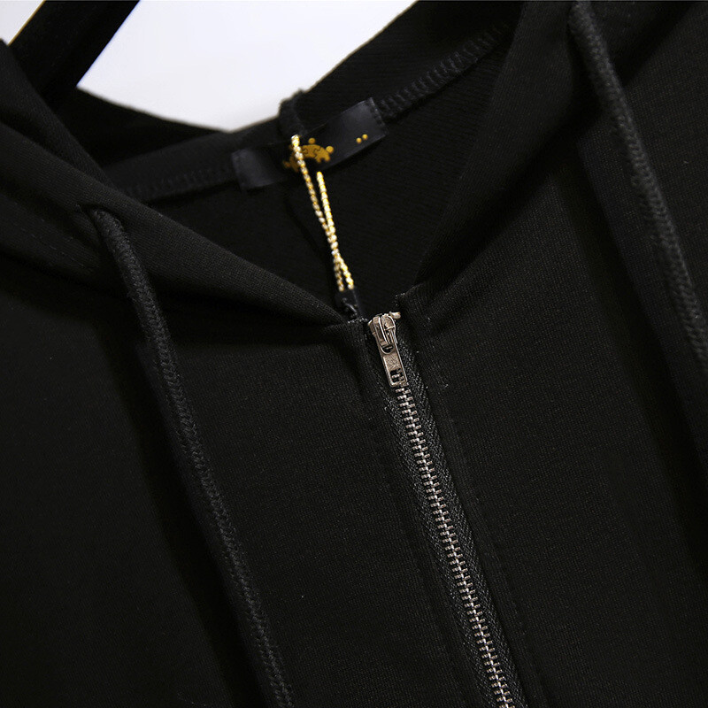 Nova ženska odjeća za proljeće i jesen u velikim veličinama, oversize majica s kapuljačom, pamučna majica s printom dugih rukava, kaput s patentnim zatvaračem 3XL 4XL 5XL 6XL 7XL