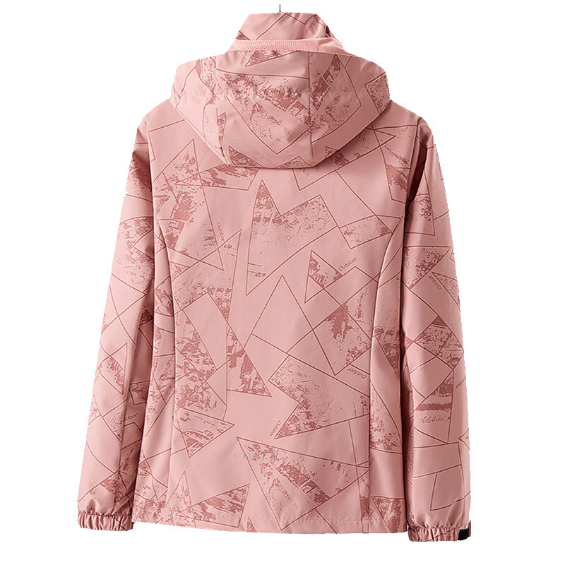 CHRLCK Ženska vodootporna planinarska jakna Reflektirajuća jakna za trčanje otporna na vjetar Ženske kaputi za kampiranje Ribolov Lov Trekking