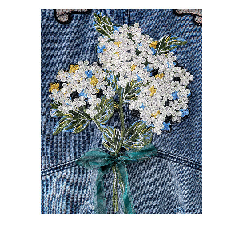 Chaquetas Mujer 2020 Traper jakna Ženska vez Vintage Ženski kaput s rupama Opuštena ženska bomber jakna Jean Kaput Femme Gornja odjeća