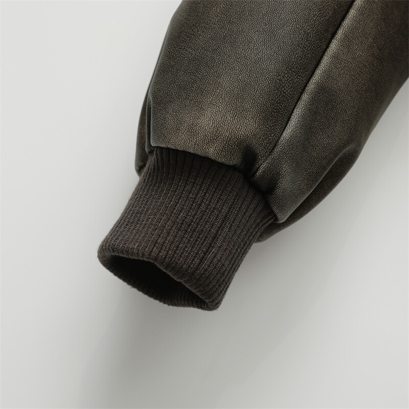 RARF Naiste uus vintage kunstnahast bomber jope naiste stiilis mantel