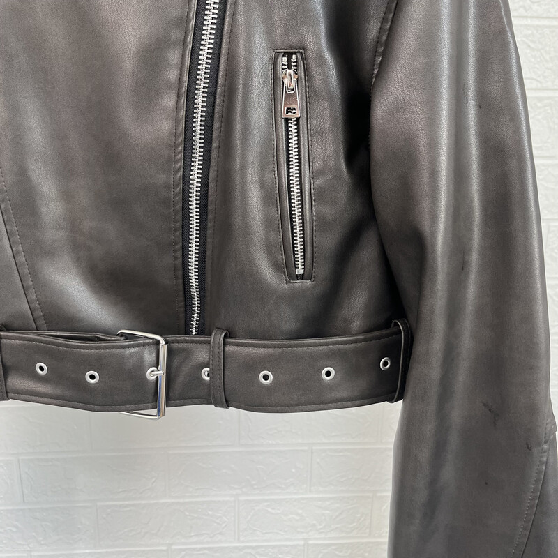 Taop&Za naiste 2024 sügis uus nahkjakk street style kunstnahast jakk revääriga pikkade varrukatega vöö lühike jope mantel