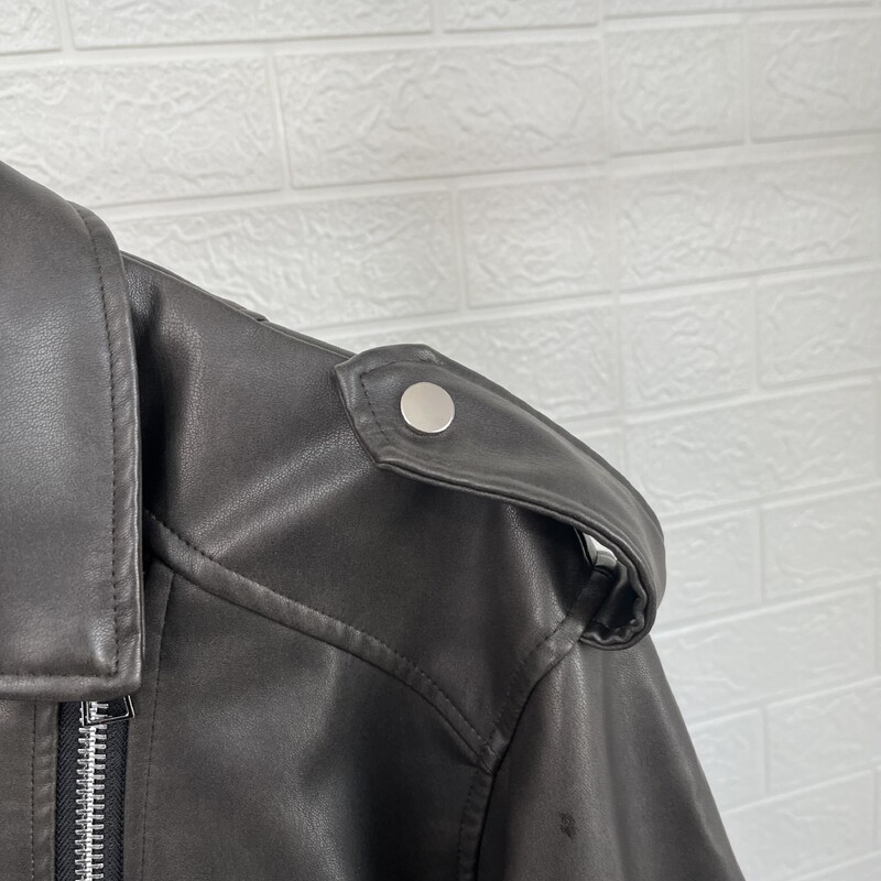 Taop&Za naiste 2024 sügis uus nahkjakk street style kunstnahast jakk revääriga pikkade varrukatega vöö lühike jope mantel