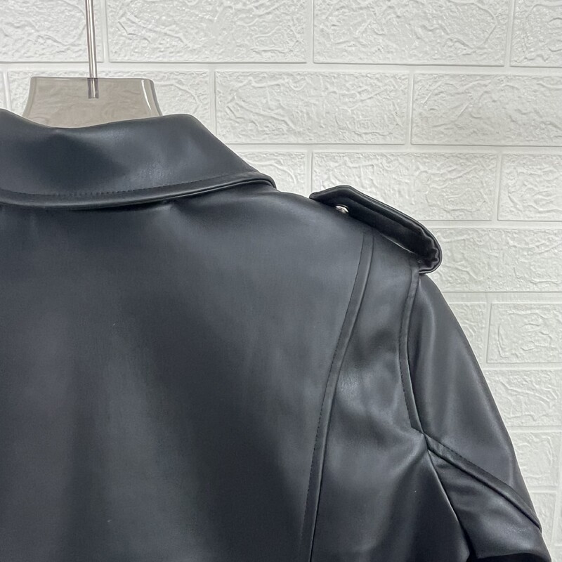 Taop&Za γυναικείο φθινόπωρο νέο δερμάτινο μπουφάν μοτοσικλέτας στυλ πέτο με μακρυμάνικο κοντό δερμάτινο μπουφάν απομίμησης