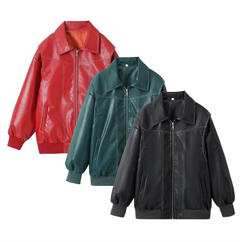 Taop&Za 2024. Proljeće Novi proizvod Ženska moda i ležerna svestrana preklopna kragna Retro američka jakna jakna jakna