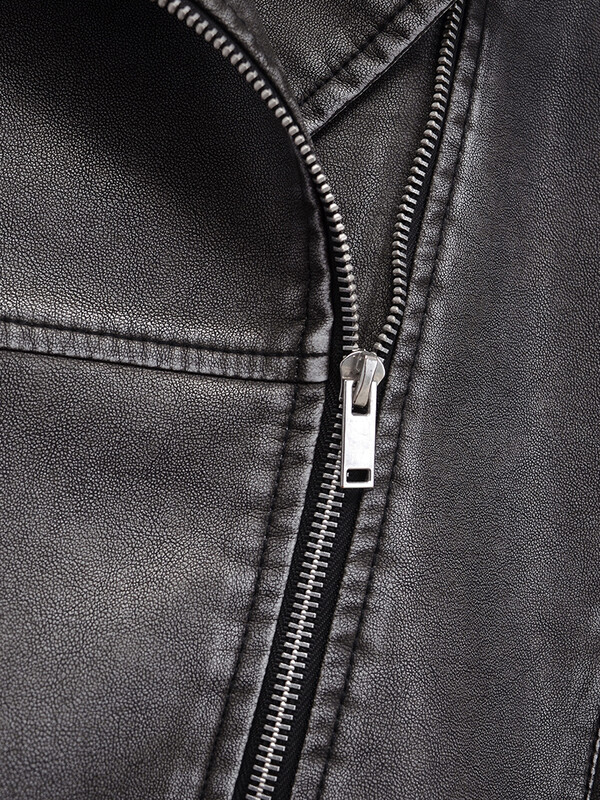 Ailegogo kevad-sügis naiste lahtised retro-pu kunstnahast jope Vintage naiste tõmblukuga rihm Moto-rattamantel šikk välisrõivad