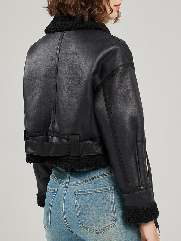 Ailegogo sügistalv naiste retro lahtised paksud, soojad kunstlammast karusnahast jope Tänavarõivad Naiste tõmblukuga vöömantel välisrõivad