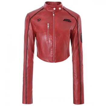 Γυναικεία δερμάτινα μπουφάν Moto Coat Faux Leather Spring Bomber Jacket Biker PU StreetwearDrive Outwear Μόδα Γυναικεία Ρούχα