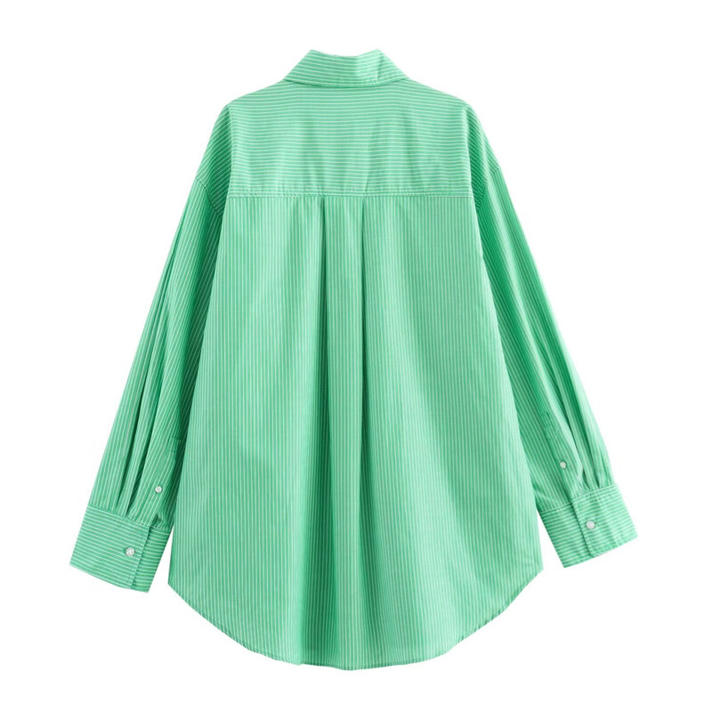 PB&ZA2024 Летен нов продукт Ежедневна дамска модна яка, широка широка риза с яка и прави панталони