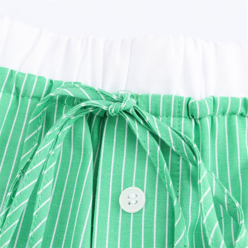 PB&ZA2024 Летен нов продукт Ежедневна дамска модна яка, широка широка риза с яка и прави панталони