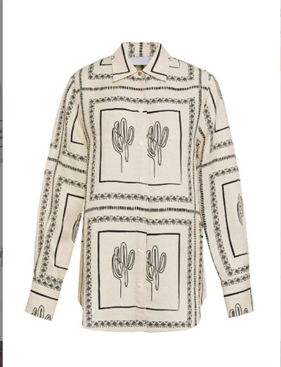 Ženske košulje s printom, dvodijelni set s reverima, gornji dio dugih rukava, visoki struk, široke hlače 2024., proljeće ljeto, ženska odijela za dom