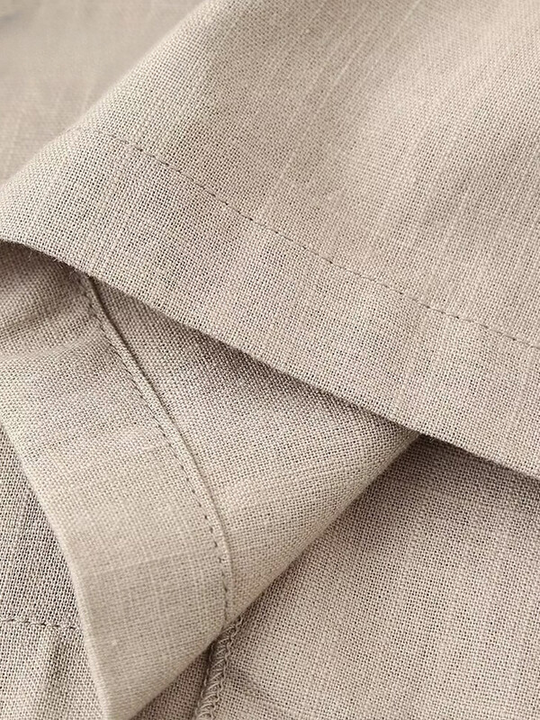 TRAF 2024. Modni ženski odijelo s hlačama, jednobojna bluza s dugim rukavima i dugim rukavima s vezicom + elastični struk, široke nogavice, ulična odjeća