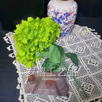 Simulated Flower 5 Head Hydrangea Flower Simple Single Branch Ορτανσία Γάμος Εξωραϊσμός Φωτογραφία Μεταξωτό λουλούδι Διακόσμηση εσωτερικού χώρου Fake Flower